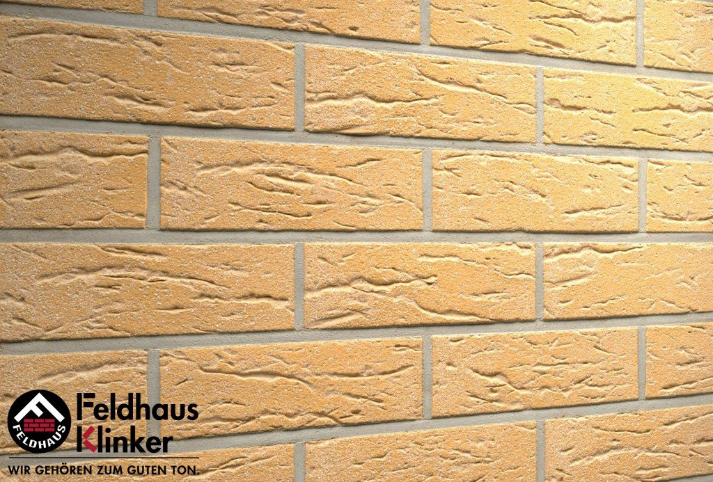 Фасадная плитка ручной формовки Feldhaus Klinker R216 Amari mana NF14, 240*14*71 мм